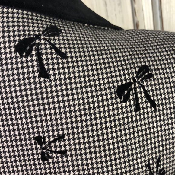 VINTAGE Look Vonn TIF  Collection Black and White Houndstooth Blazer Size 9 - Picture 9 of 15